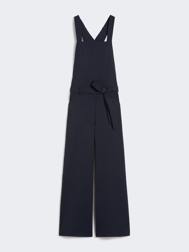 DULA Gabardine wool dungarees 1