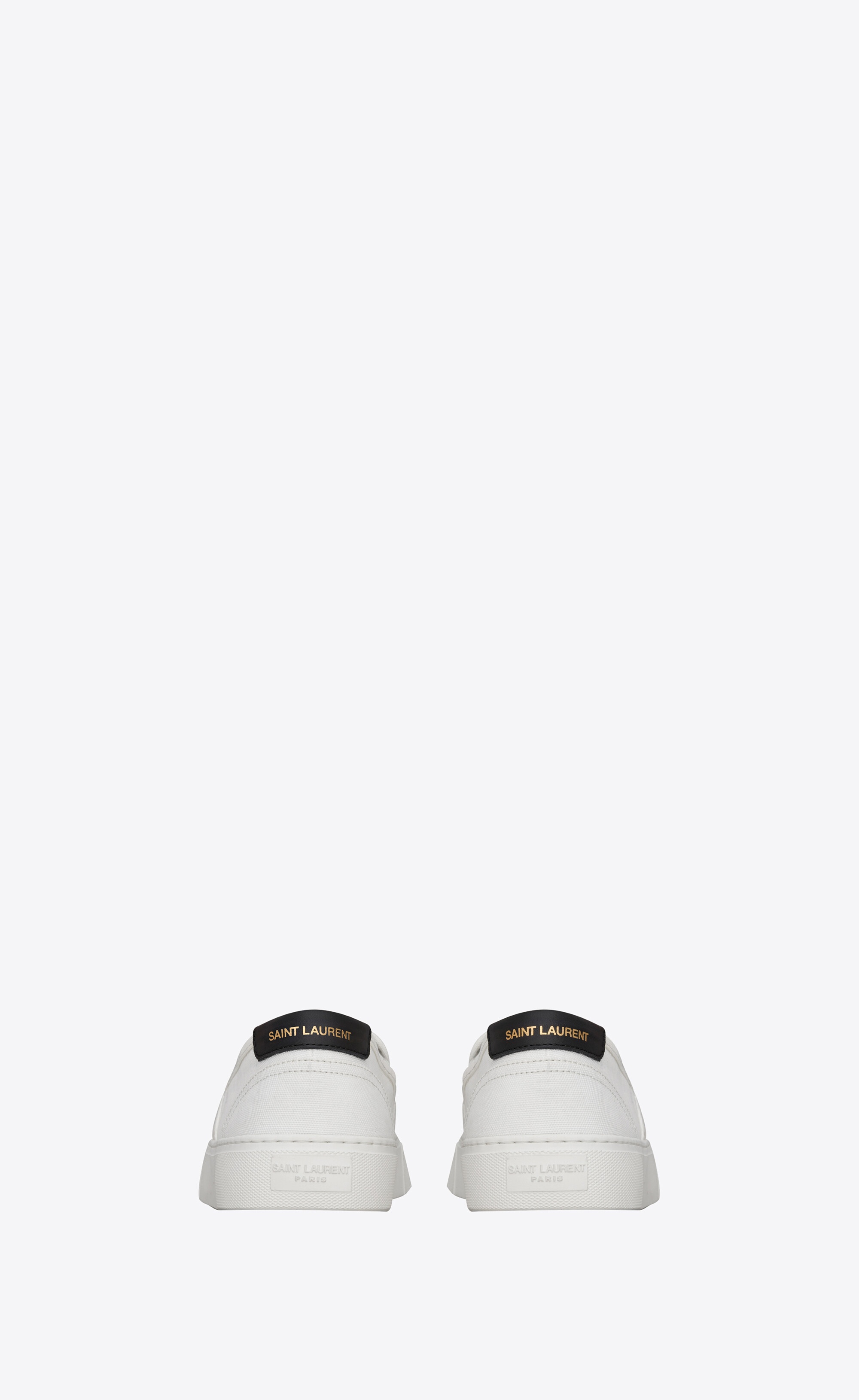 venice slip-on sneakers in canvas and leather - 3