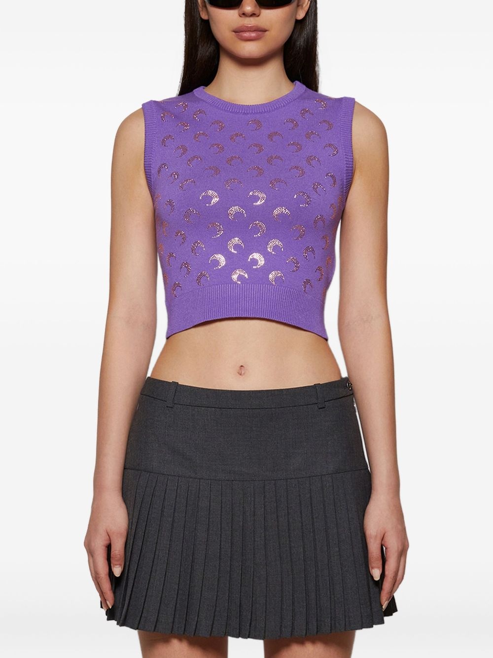 rhinestone-embellished tank top - 3