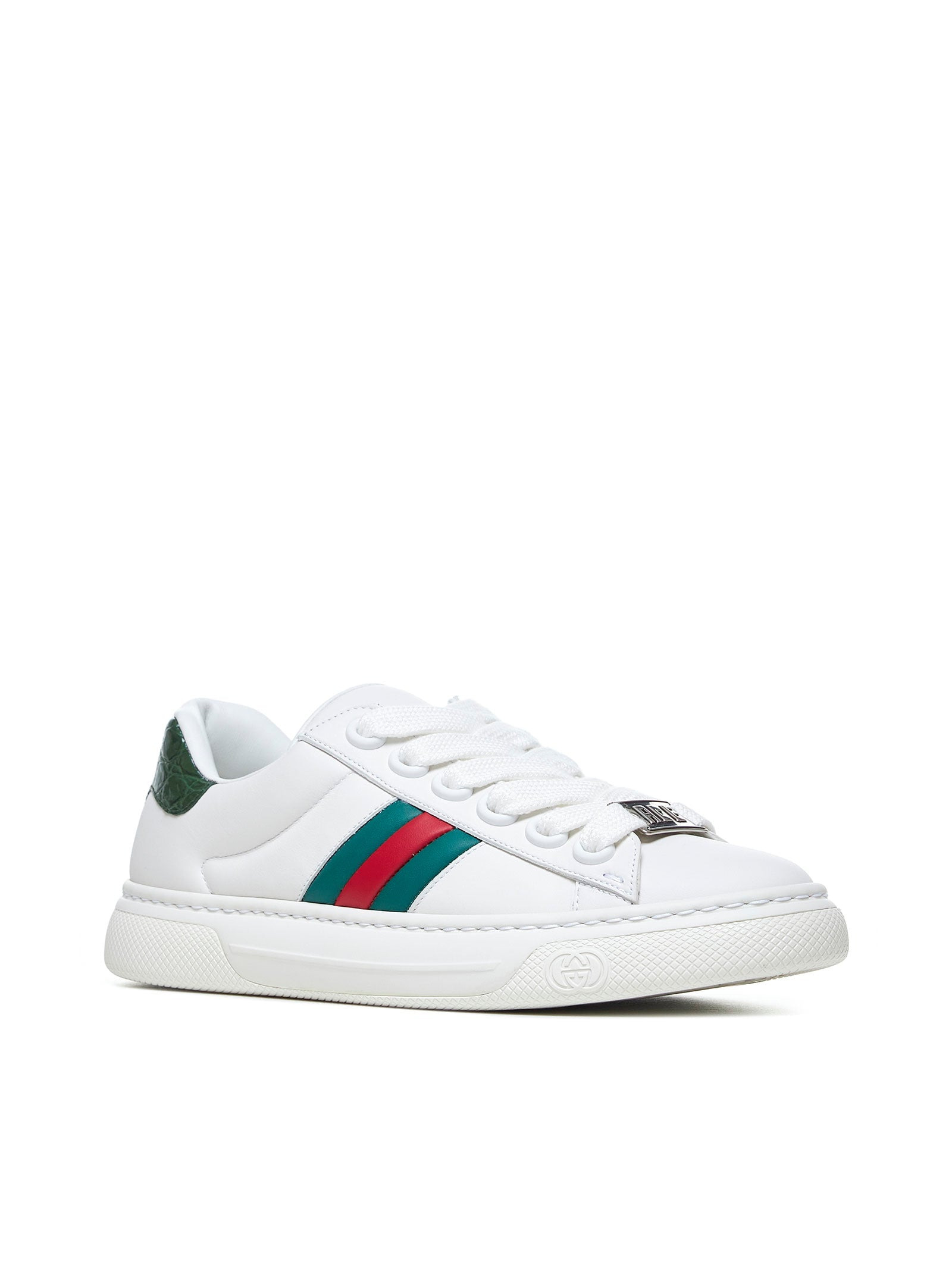Gucci Women Ace Leather Sneakers - 2