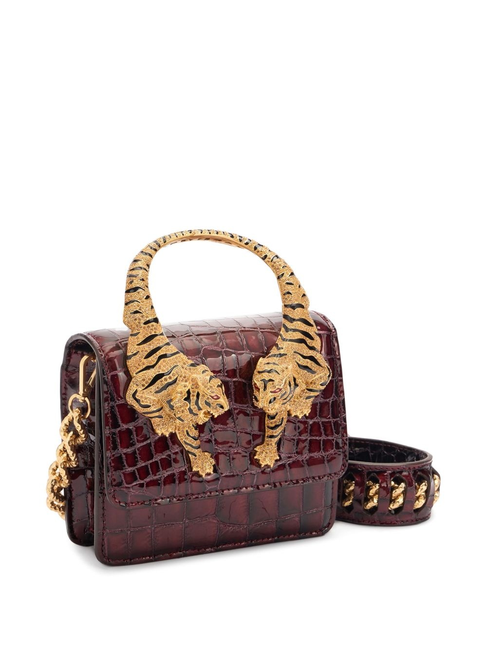 Roar Crocodile-print mini bag - 4