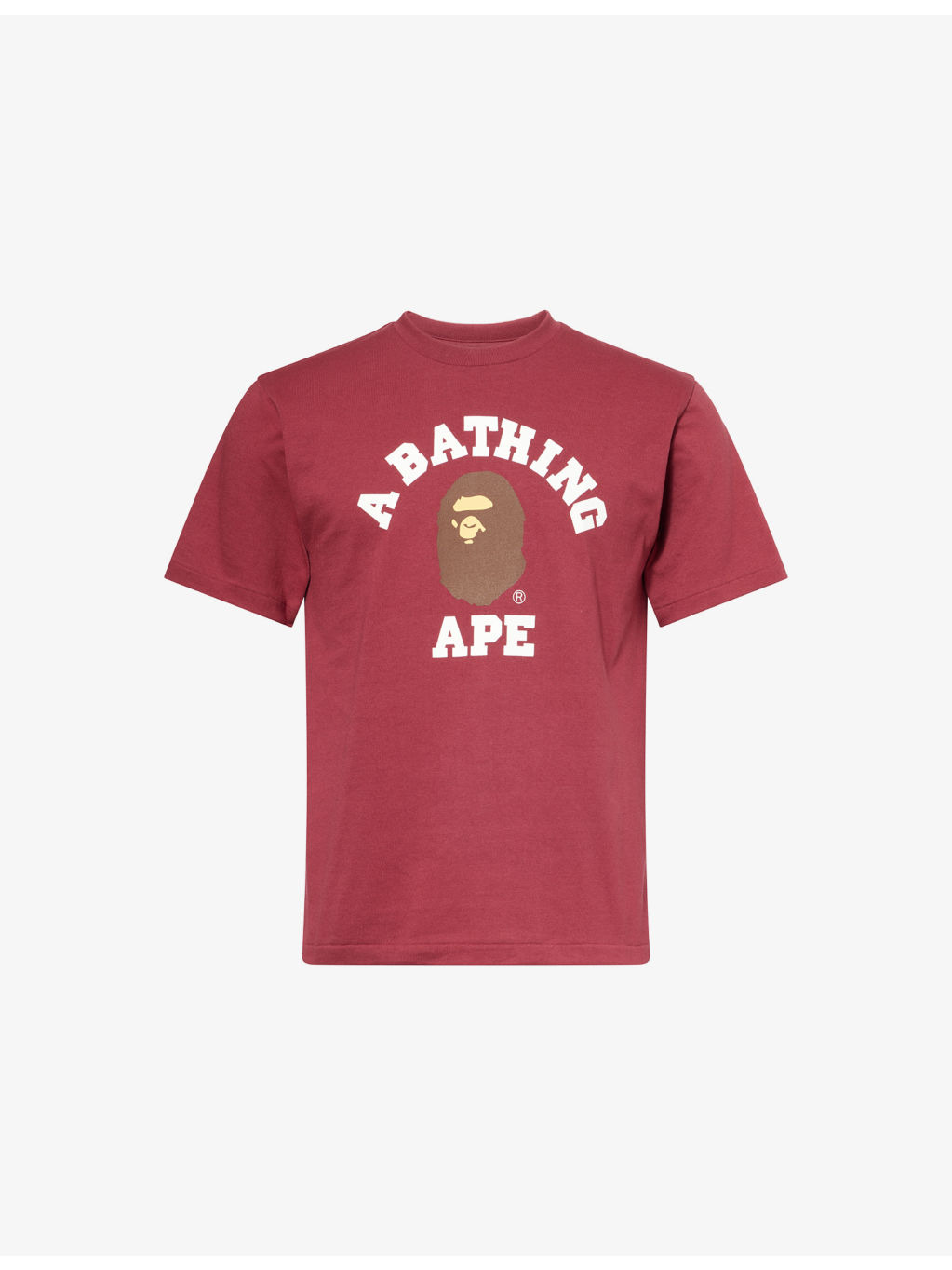 Bape College Graphic-Print Cotton-Jersey T-Shirt - 1