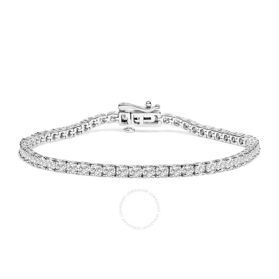 Haus Of Brilliance - Haus of Brilliance 14K White Gold 6.00 Cttw Lab Grown Diamond Classic Tennis Bracelet - 7.25" - 1