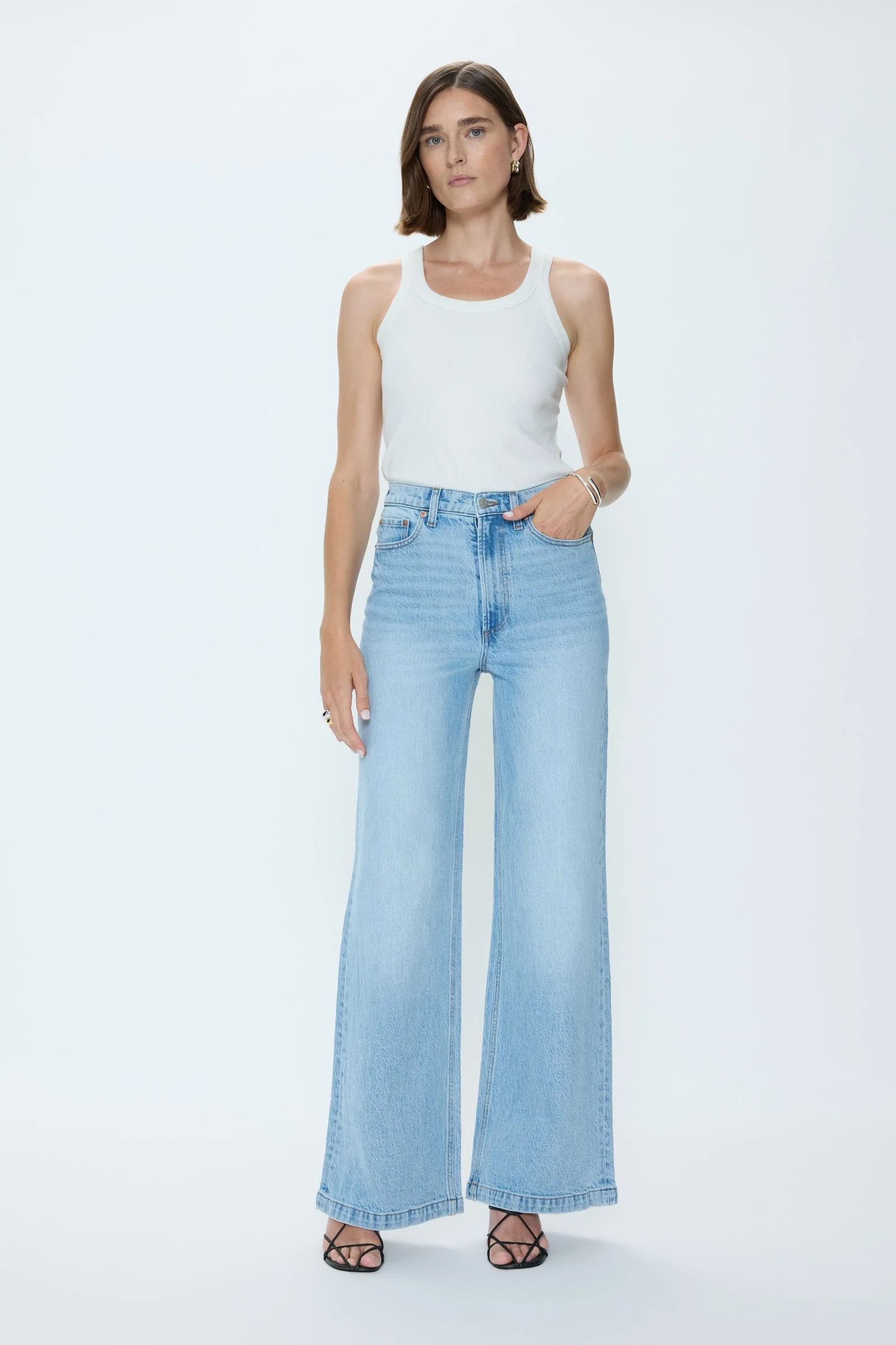 LANA HIGH RISE ULTRA WIDE LEG JEAN - PERSPECTIVE - 1