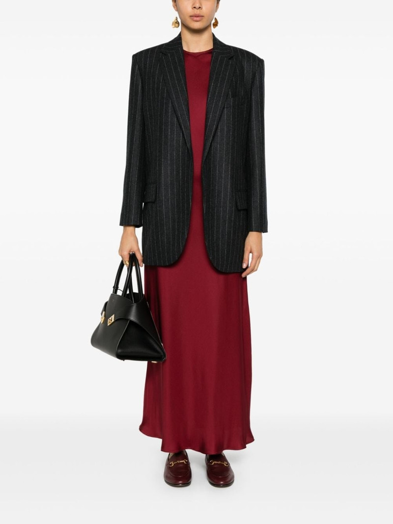Brunello Cucinelli pinstriped wool blazer outlook