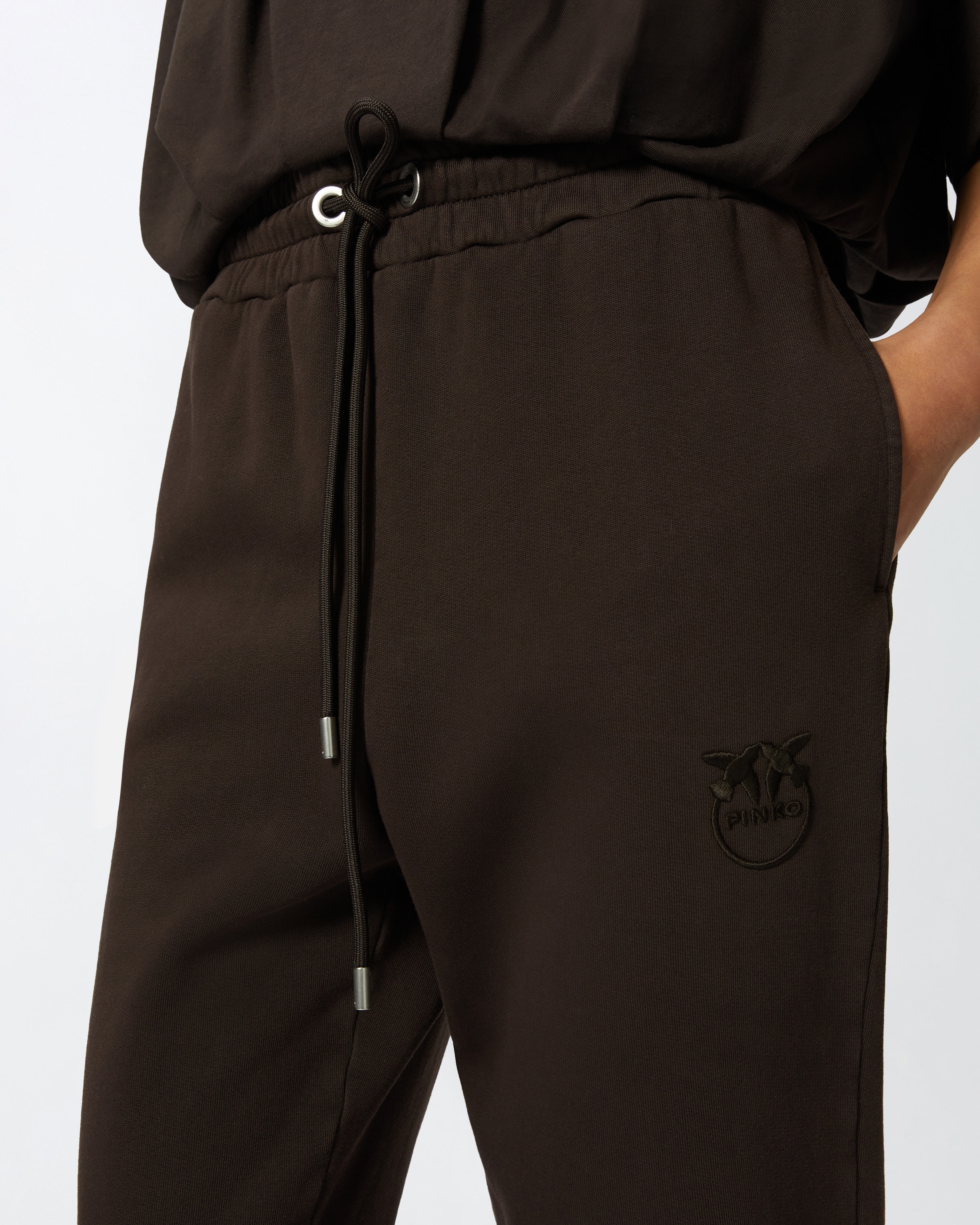 SPORTY JOGGERS WITH LOVE BIRDS EMBROIDERY - 5