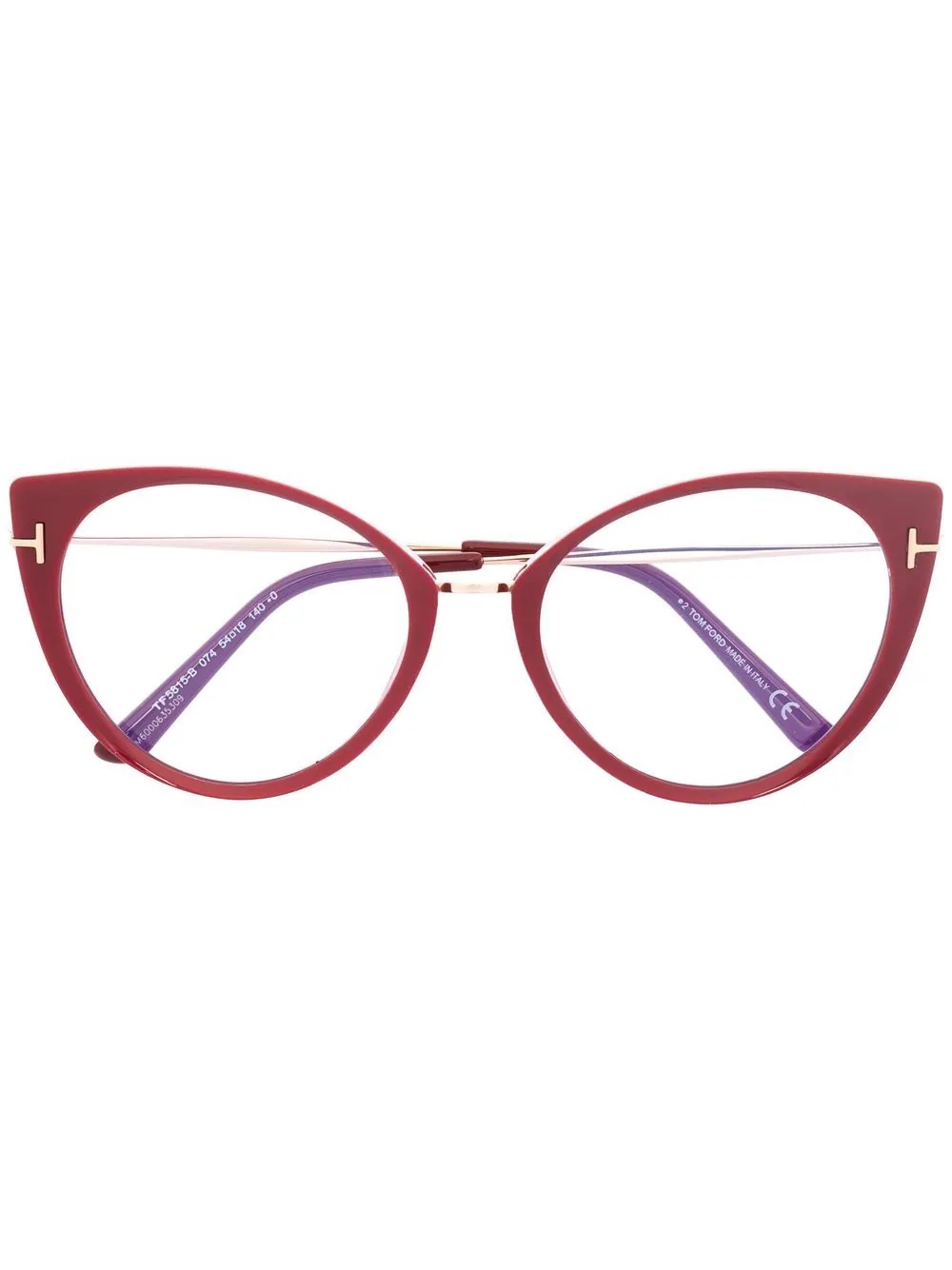 FT5815 cat-eye glasses - 1