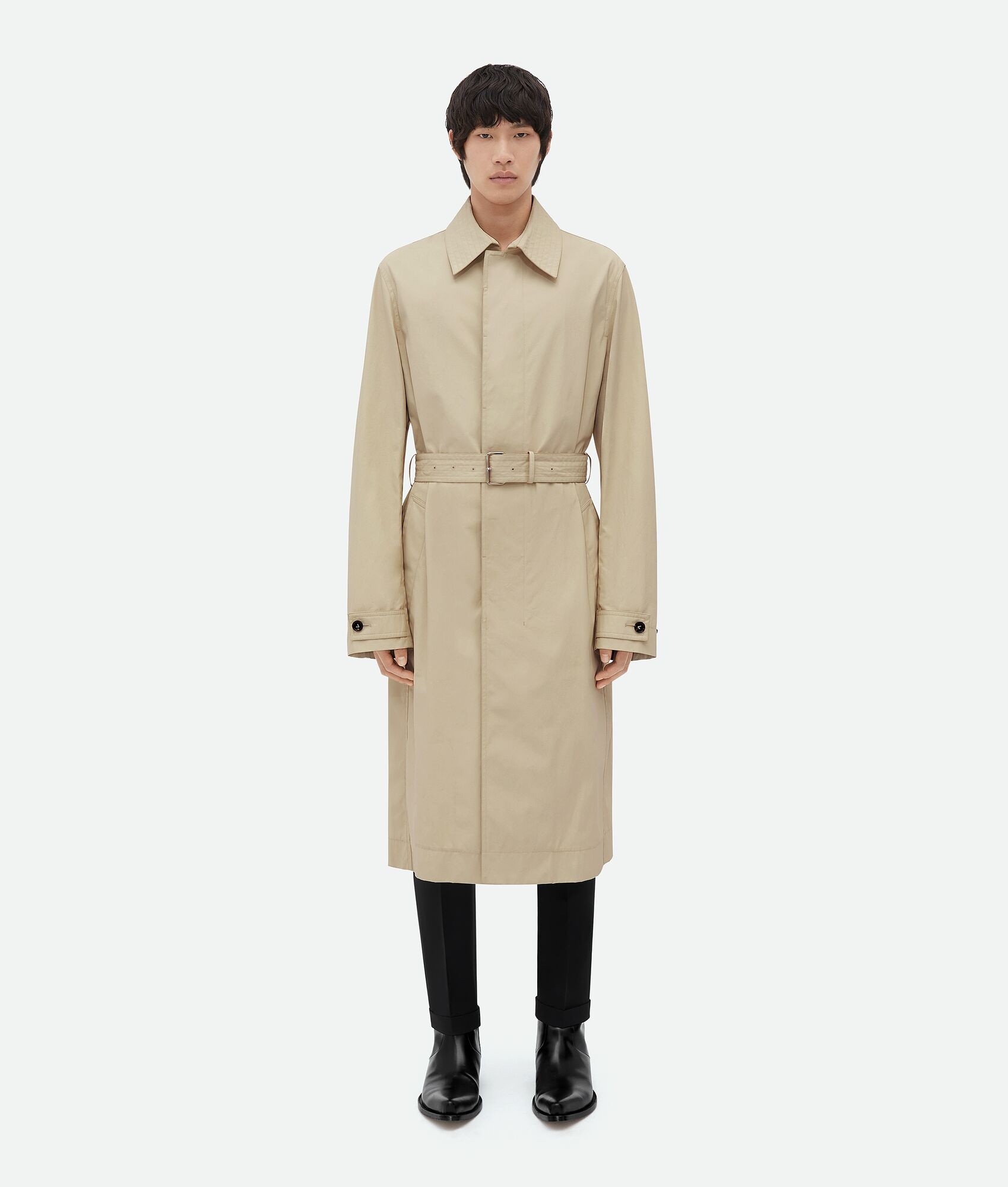 Coated Cotton Coat - 1