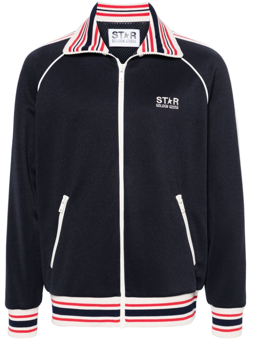 stripe-detail track jacket - 1