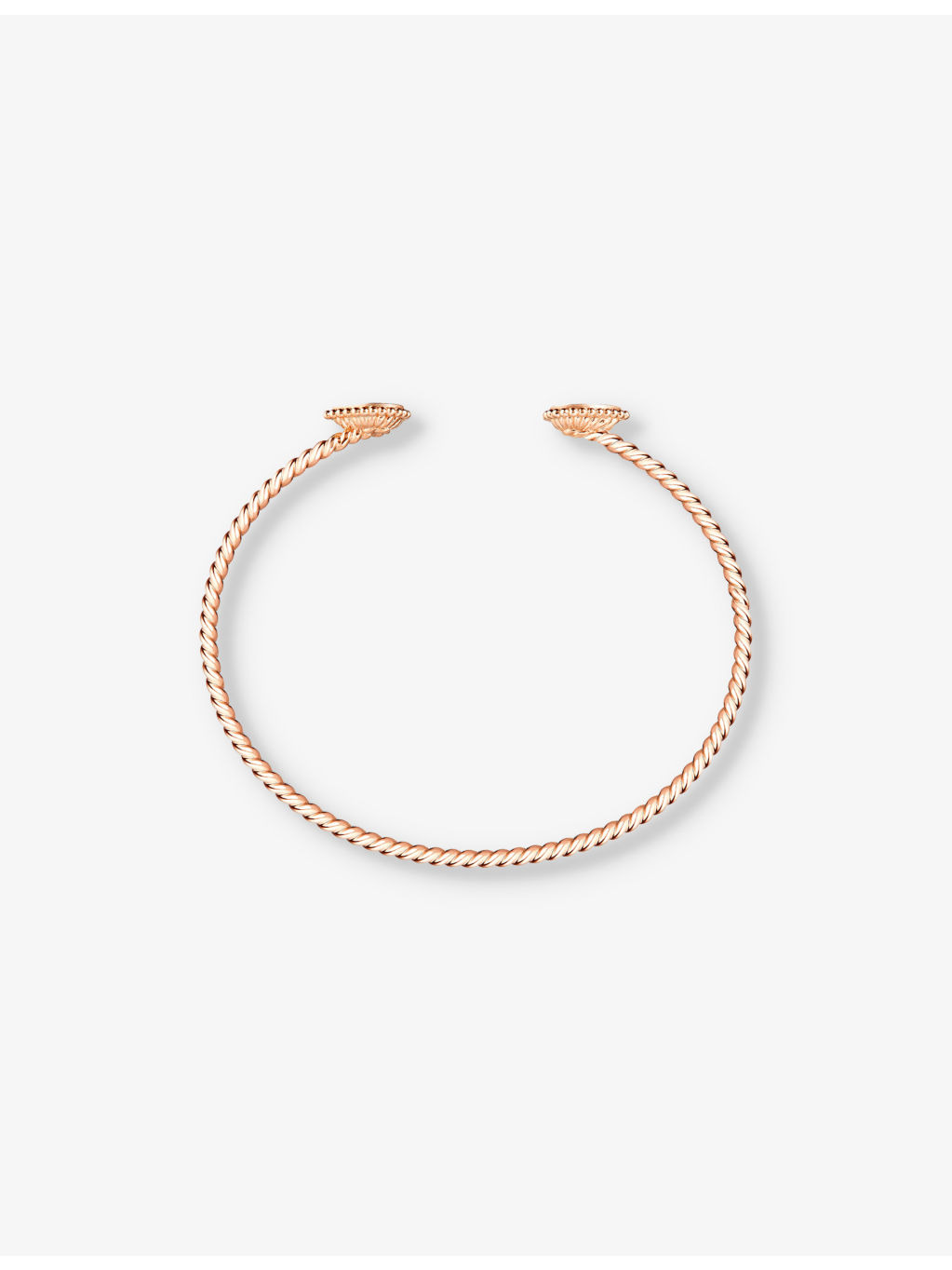 Serpent Bohème double motif 18ct rose-gold and 0.26ct diamond bracelet - 3