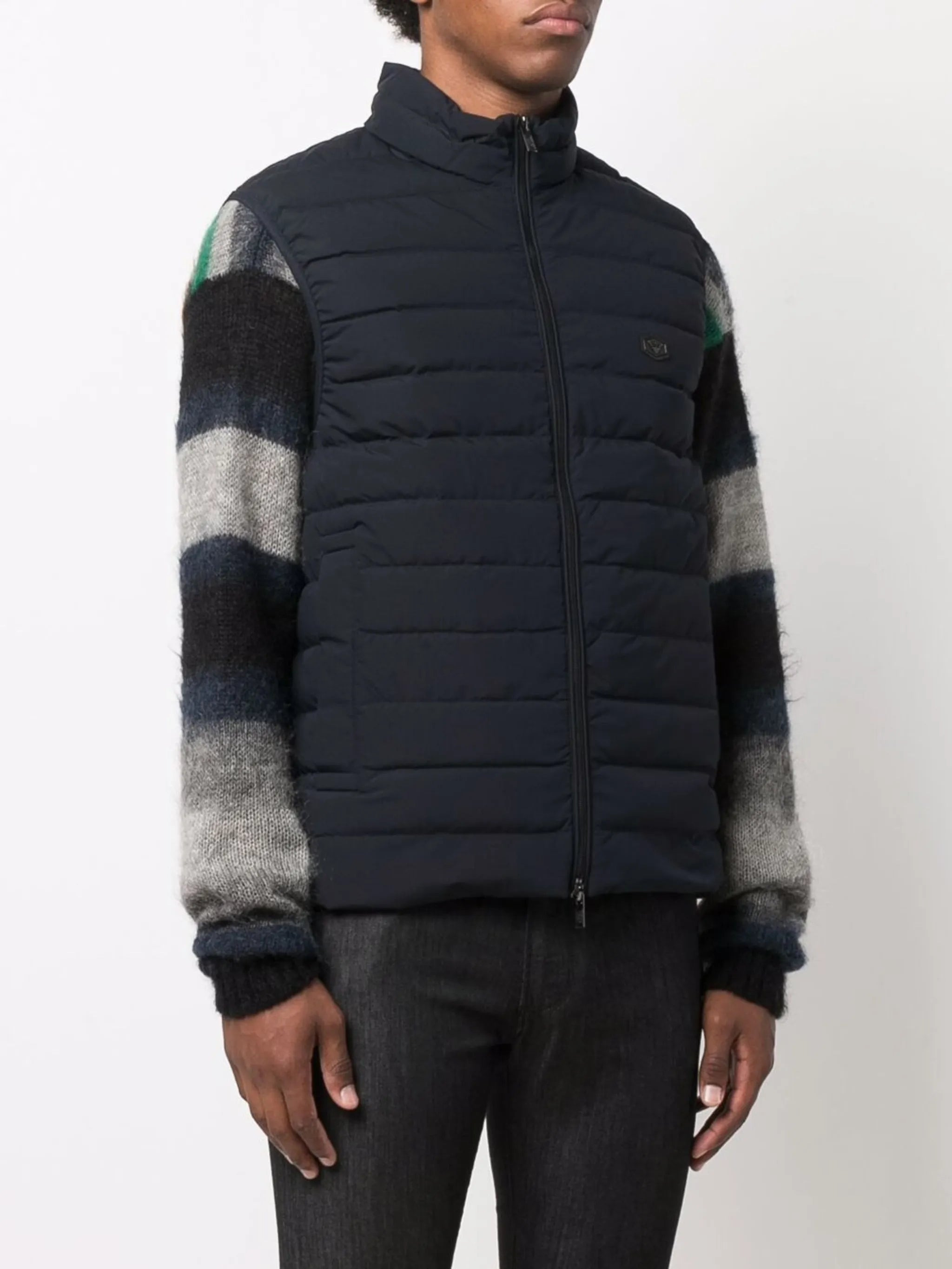 Emporio Armani Zip-up Sleeveless Down Gilet - 4