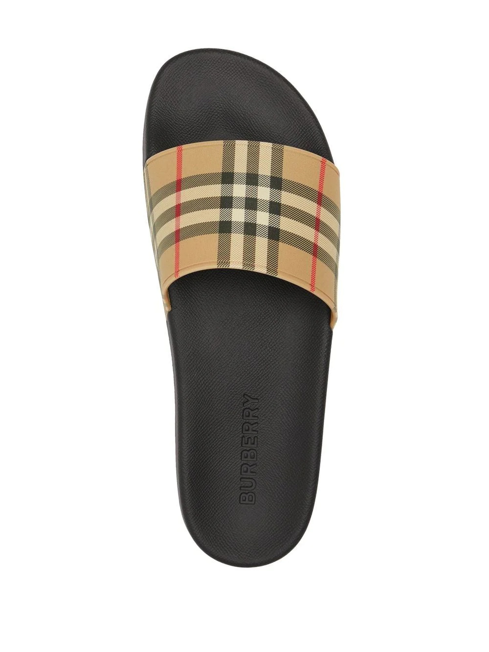 Vintage check print slides - 4