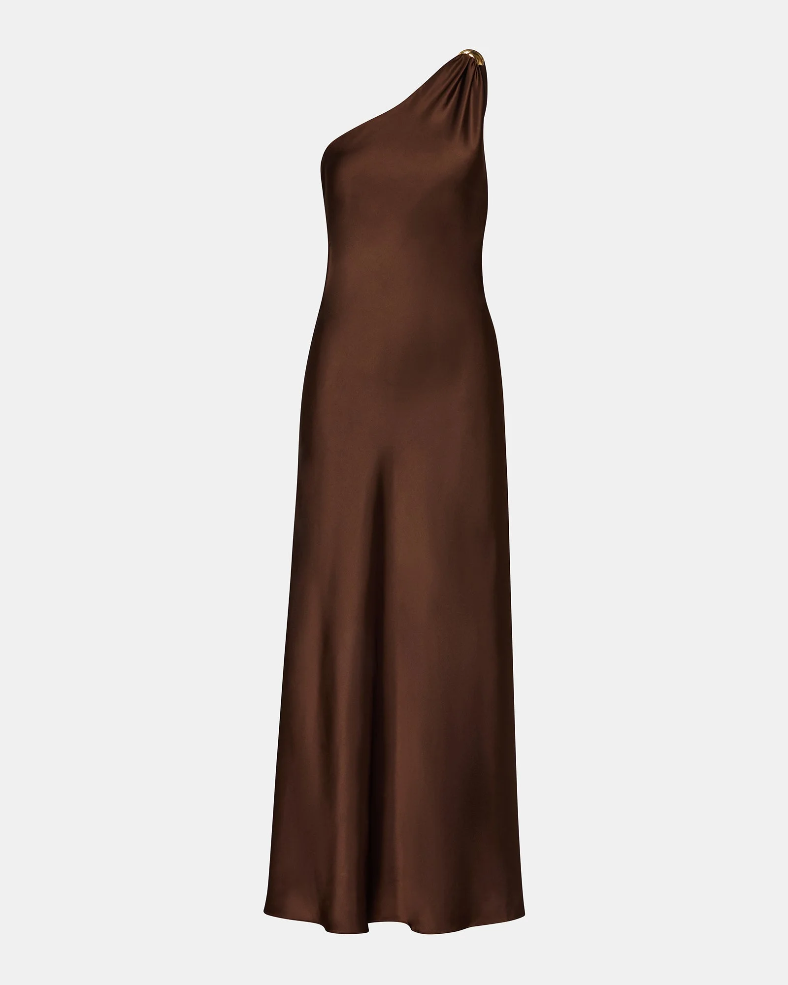 AURORAH DRESS SHAVED CHOCOLATE - 1