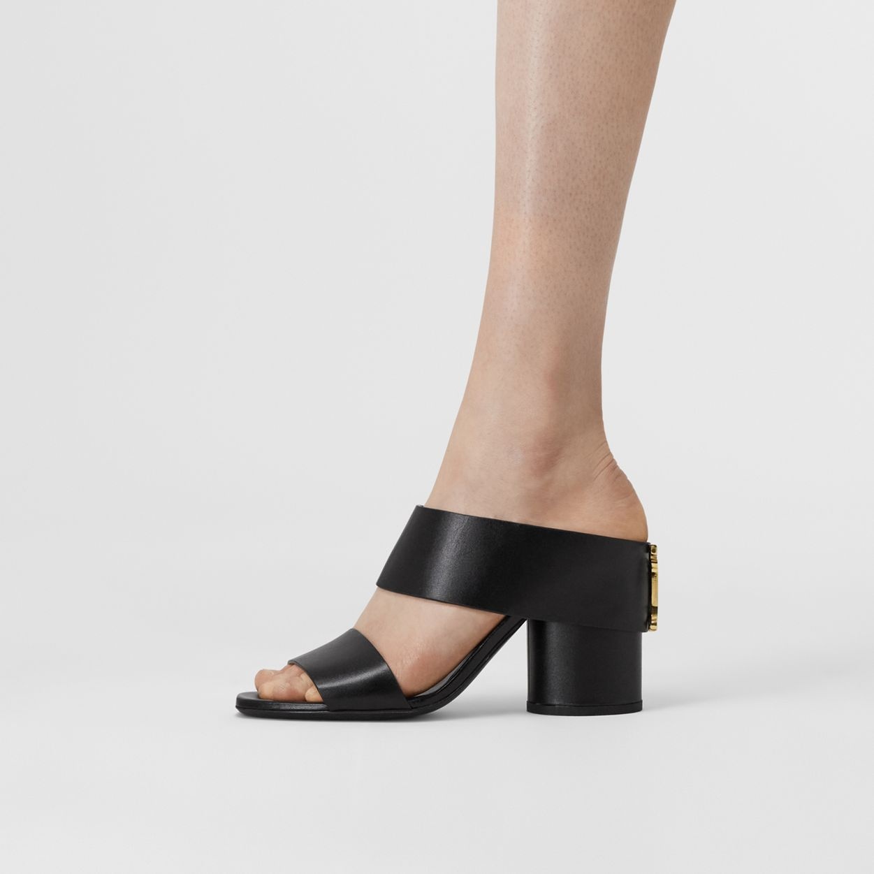 Monogram Motif Leather Block-heel Sandals - 4