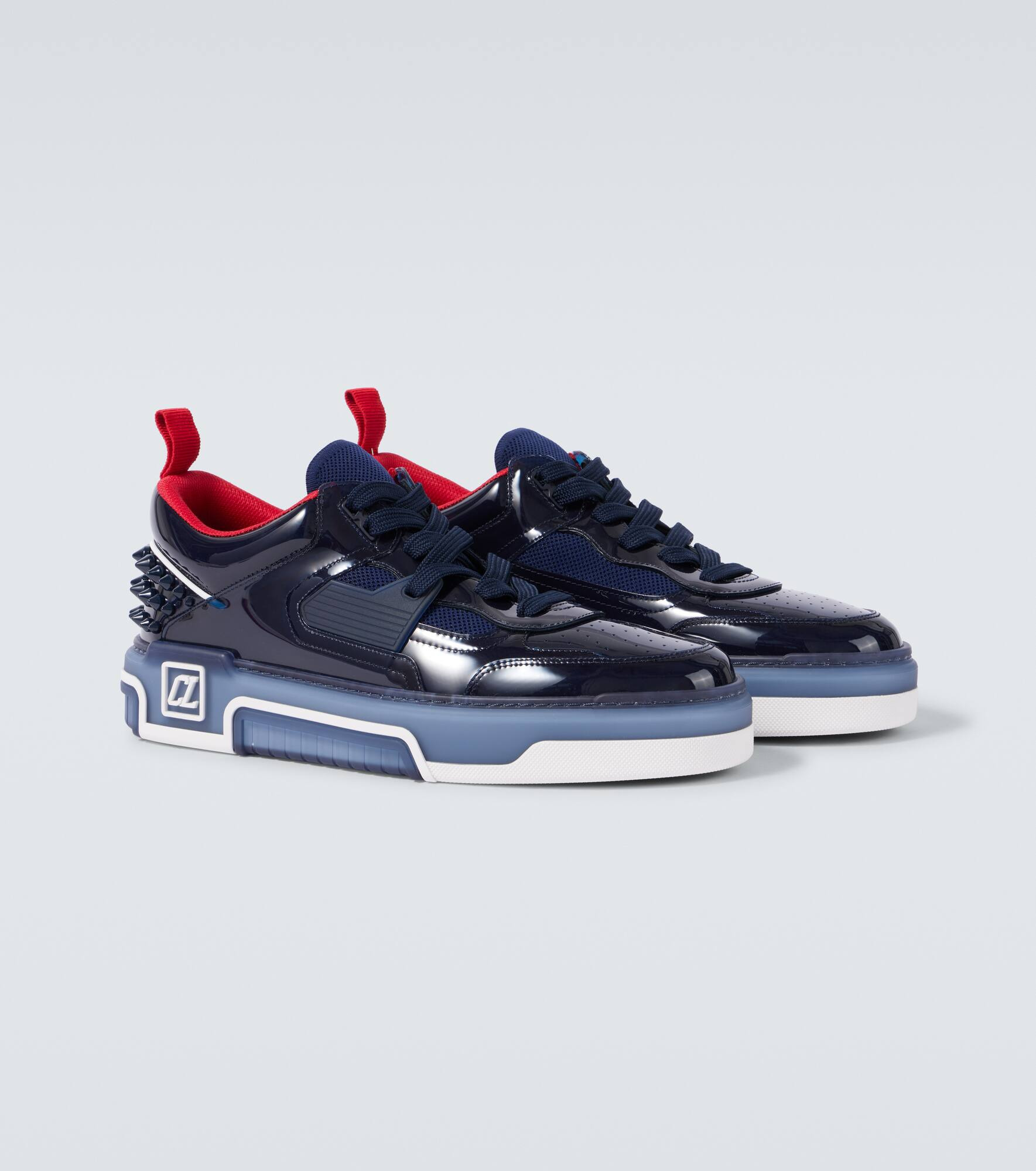 Astrocool embellished leather sneakers - 5