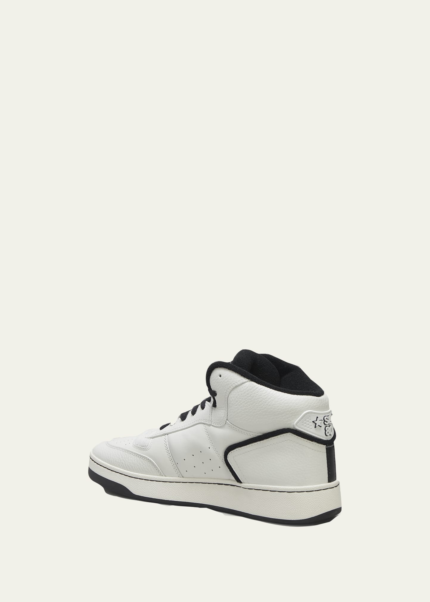 Men's SL 80 Contrast-Trim Mid-Top Sneakers - 4