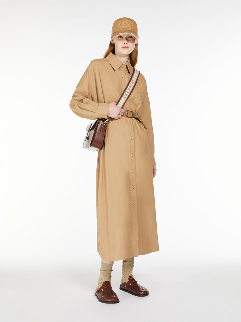 WEEKEND Max Mara SIBERIA Cotton canvas shirt dress outlook