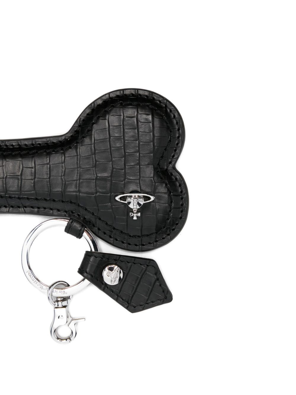 Bell End leather keyring - 3