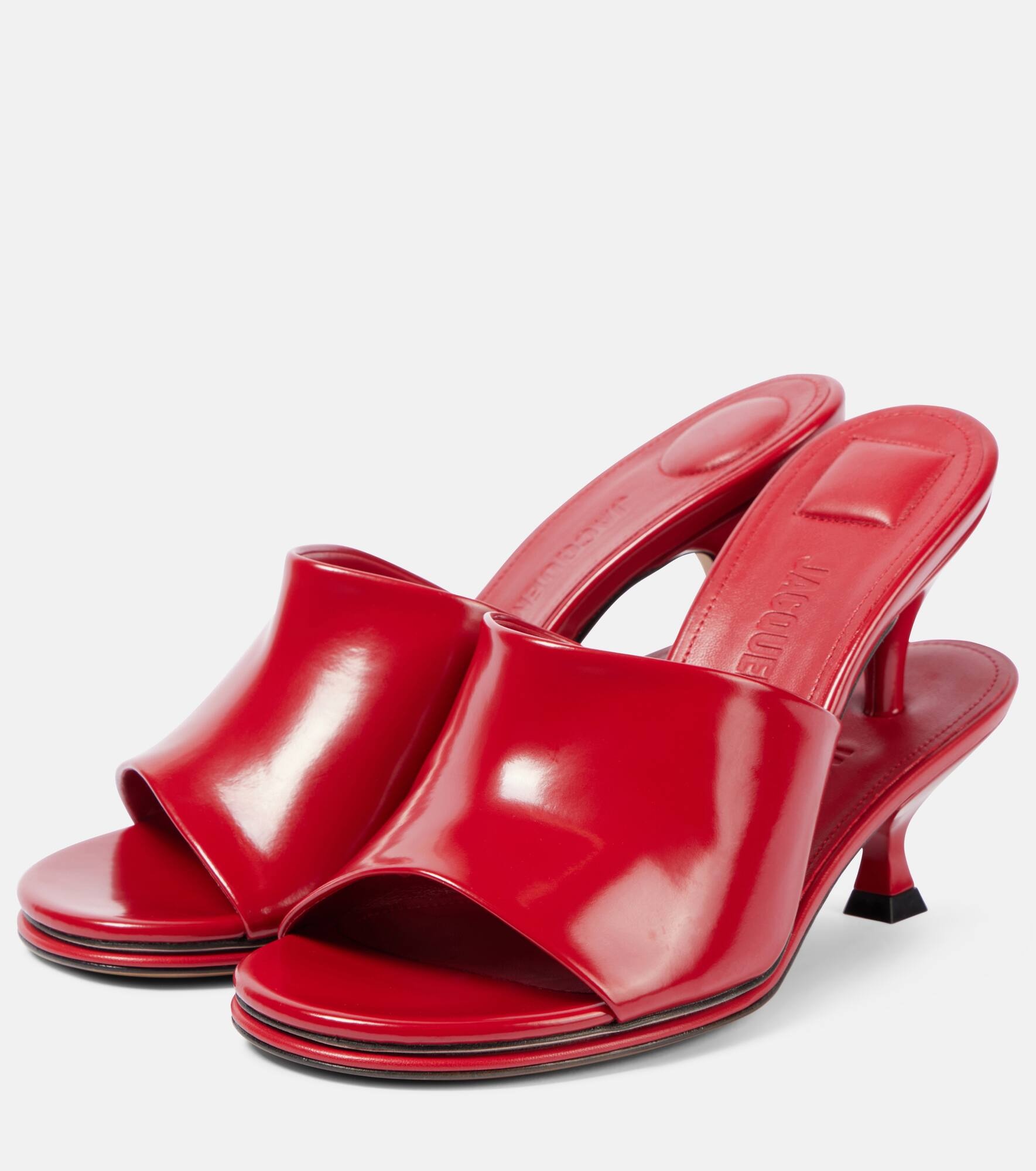 Les Doubles Mules leather mules - 5