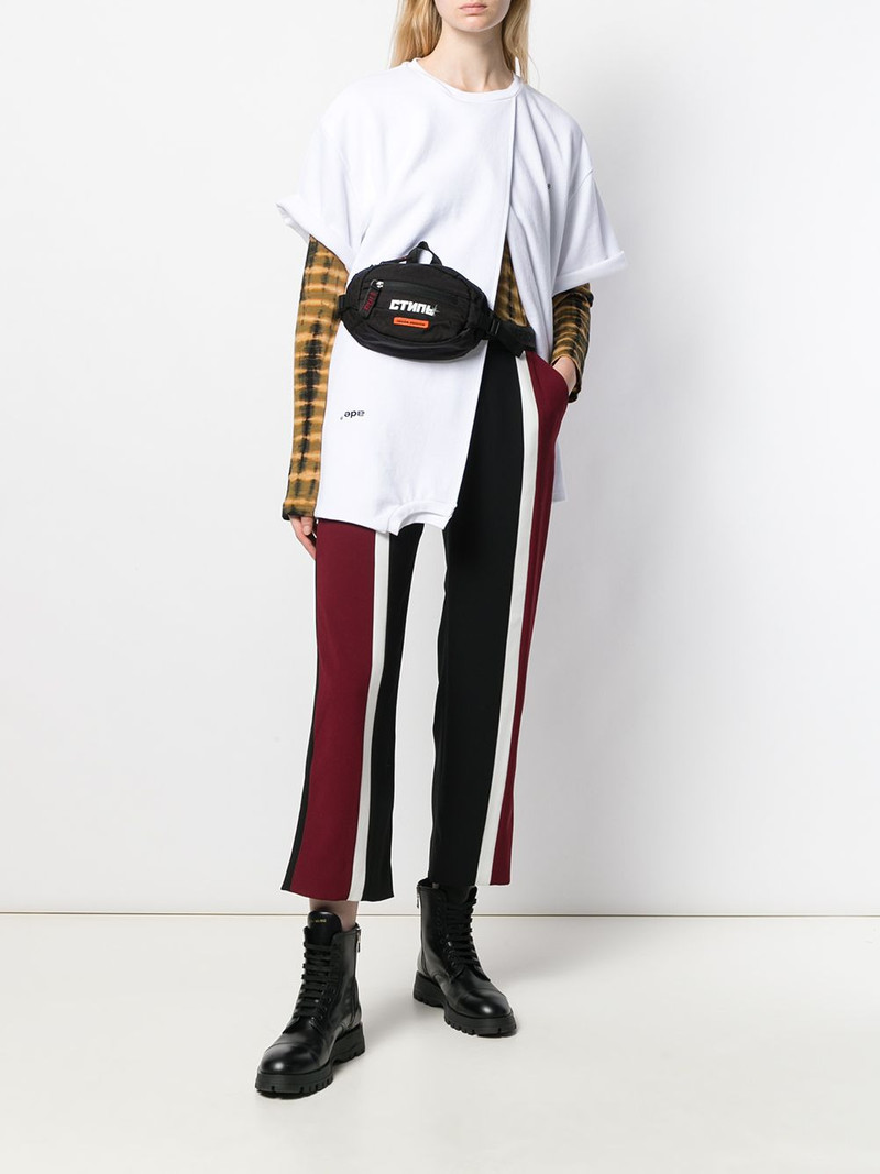 KENZO striped tailored trousers outlook