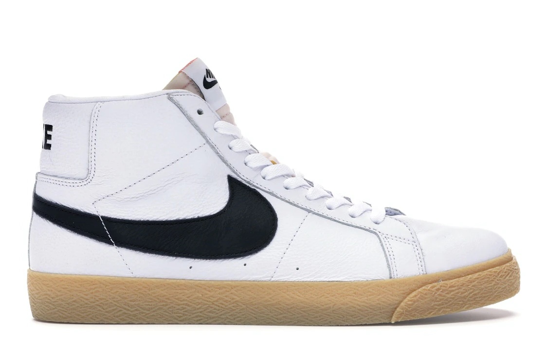 Nike sb blazer white gum best sale