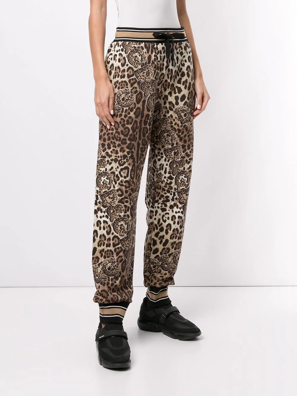 leopard print track pants - 3