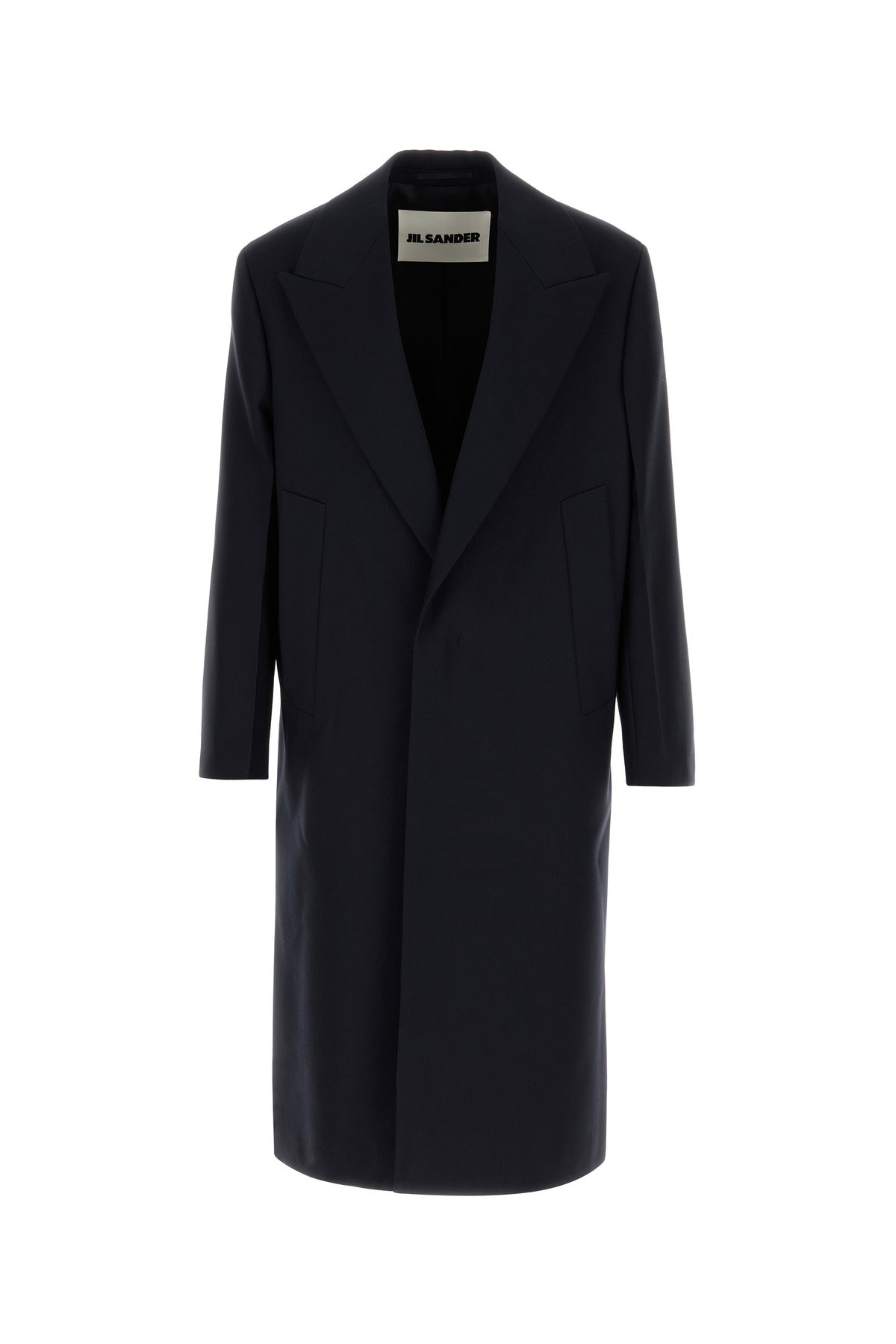 Midnight blue wool coat - 1