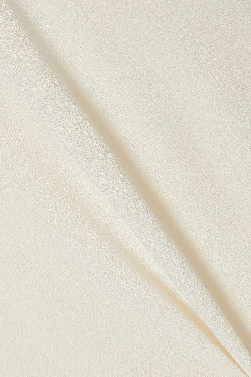 Knotted cutout crepe maxi dress 4