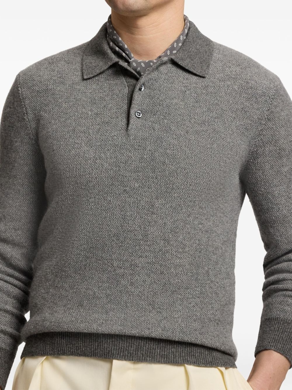 cashmere polo shirt - 6