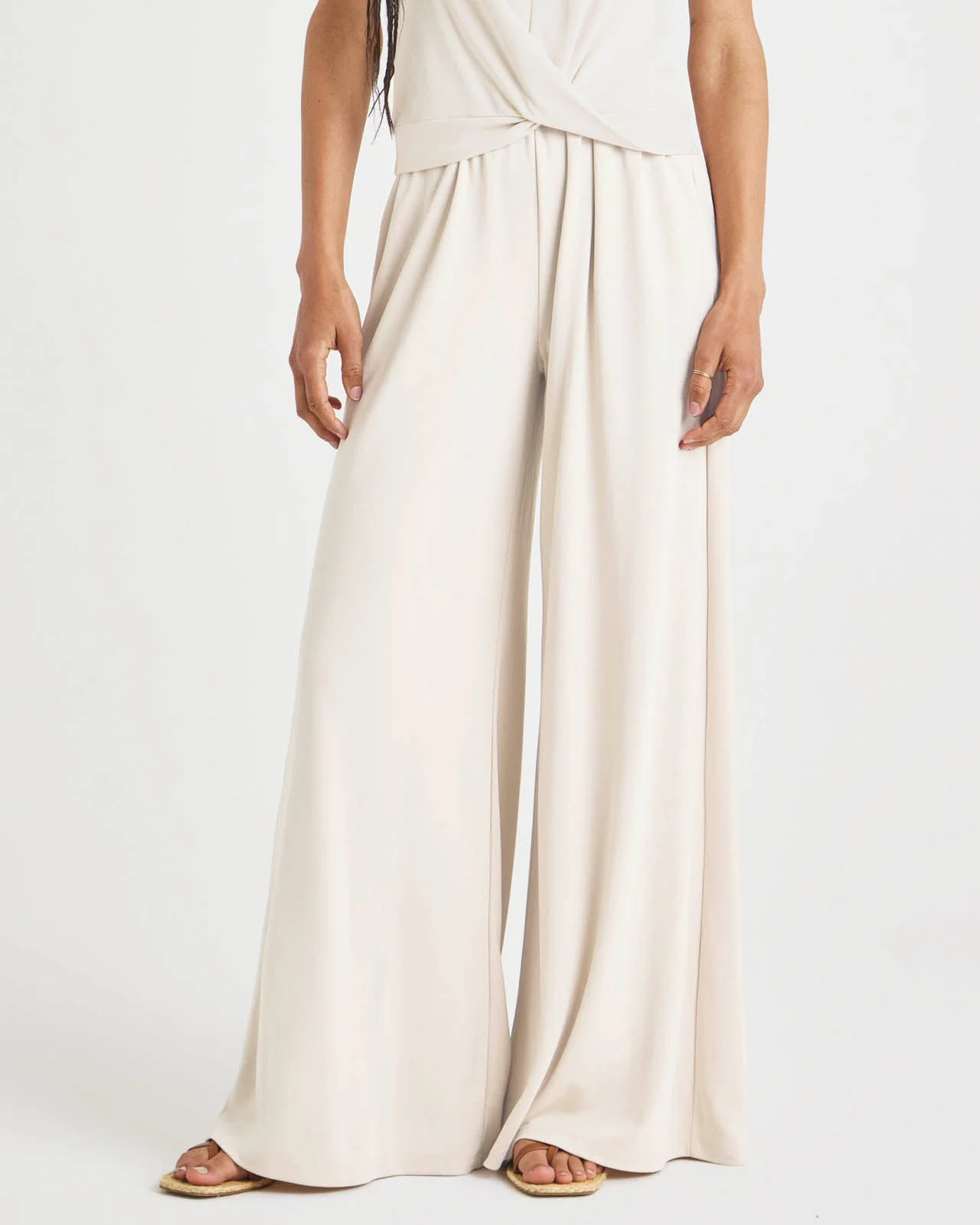 Giada Sandwash Palazzo Pant - 1