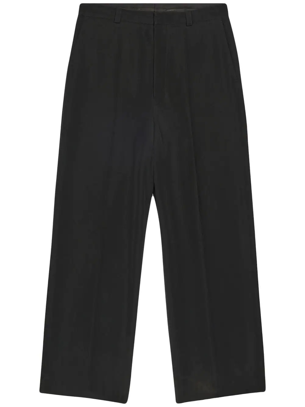 wide-leg cotton trousers - 1