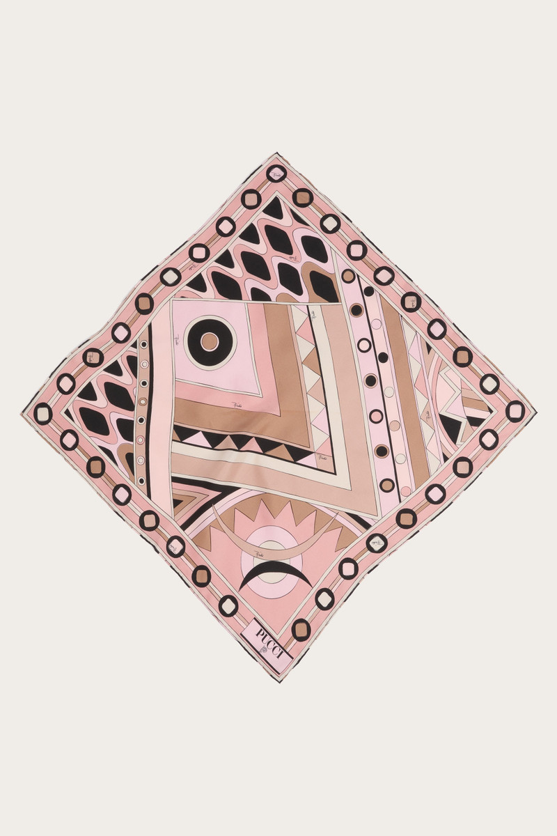 VIVARA PRINT SMALL SILK CARRÈ 1