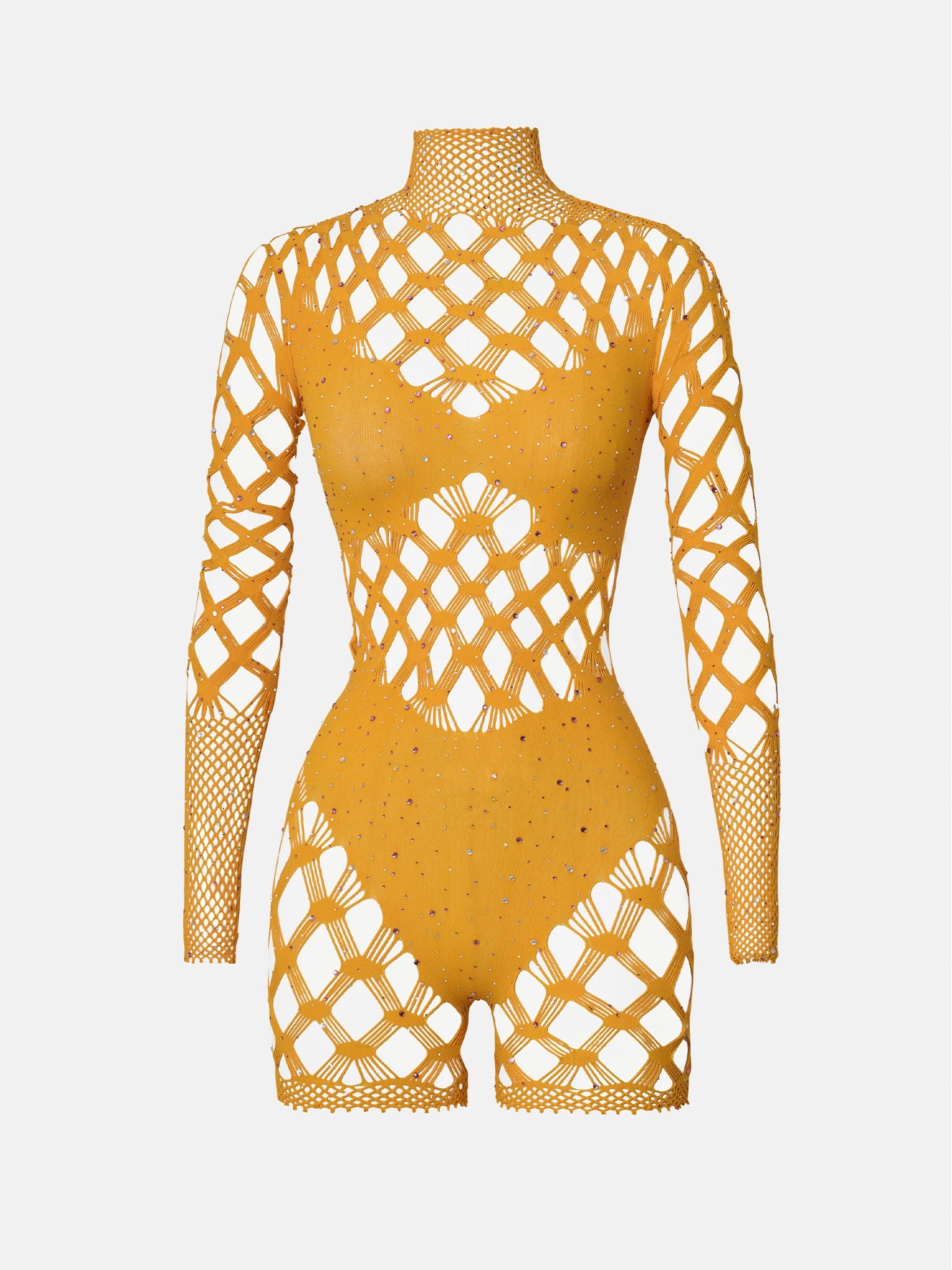 DOLLAR PLAYSUIT SAFFRON - 1
