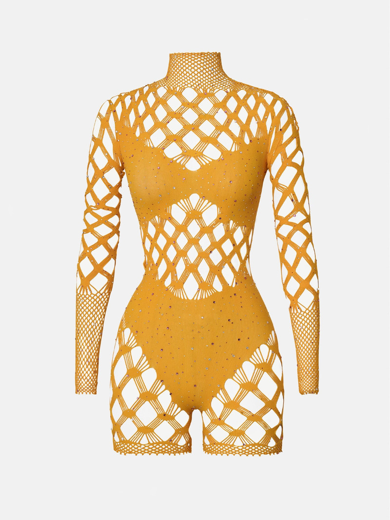 DOLLAR PLAYSUIT SAFFRON 1