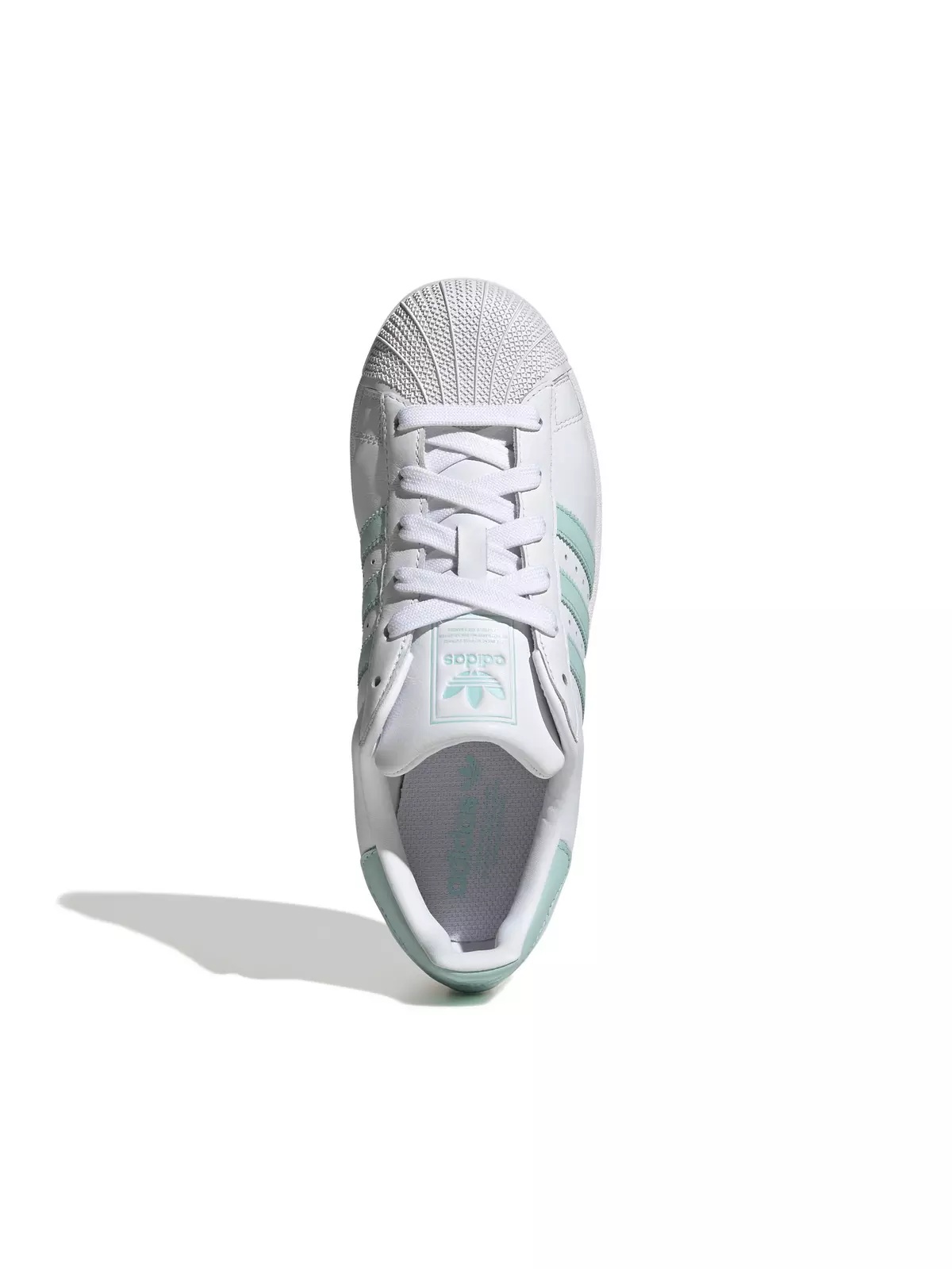 Originals Superstar II "Ftwr White/Semi Flash Aqua/Easy Mint" Women's Shoe - 5