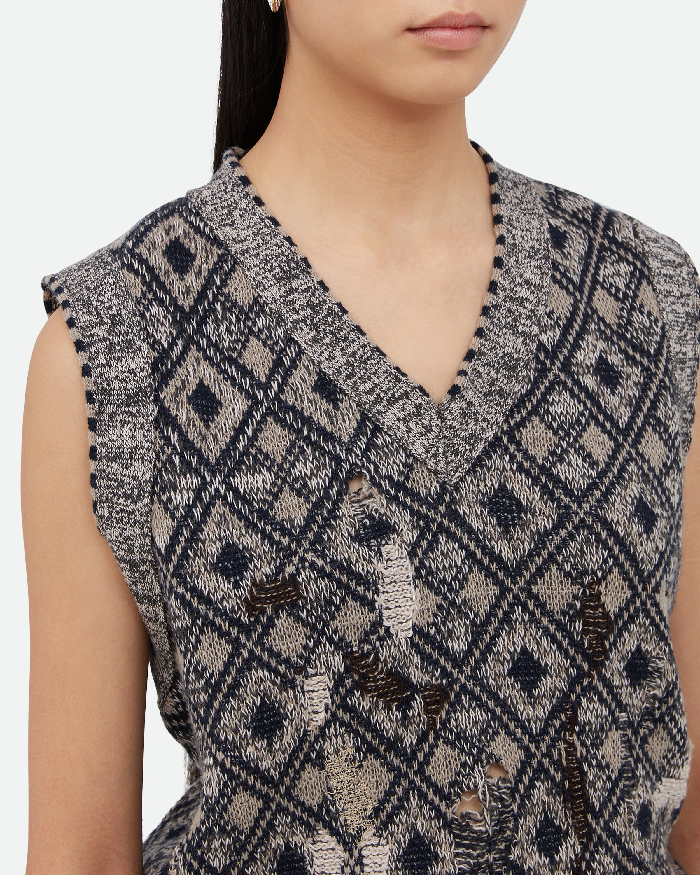 Sibling Knit Vest - 4