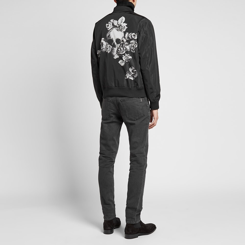 Alexander McQueen Printed Skull Bomber - 9