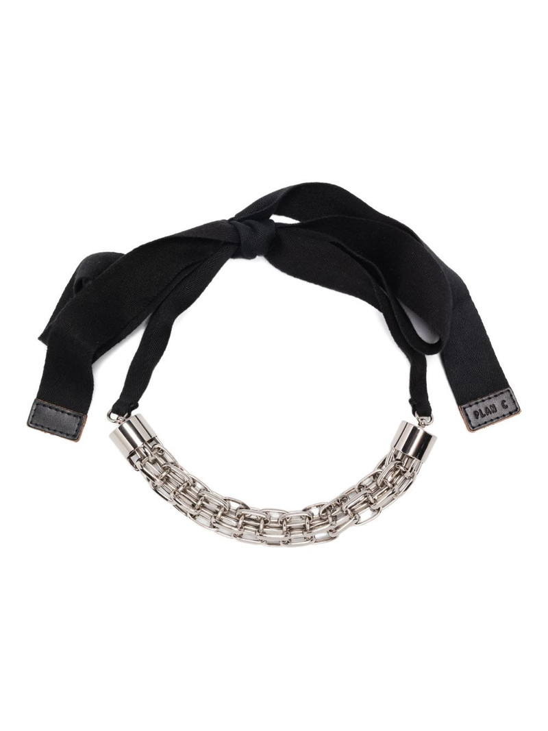 ribbon-bow chain necklace 1