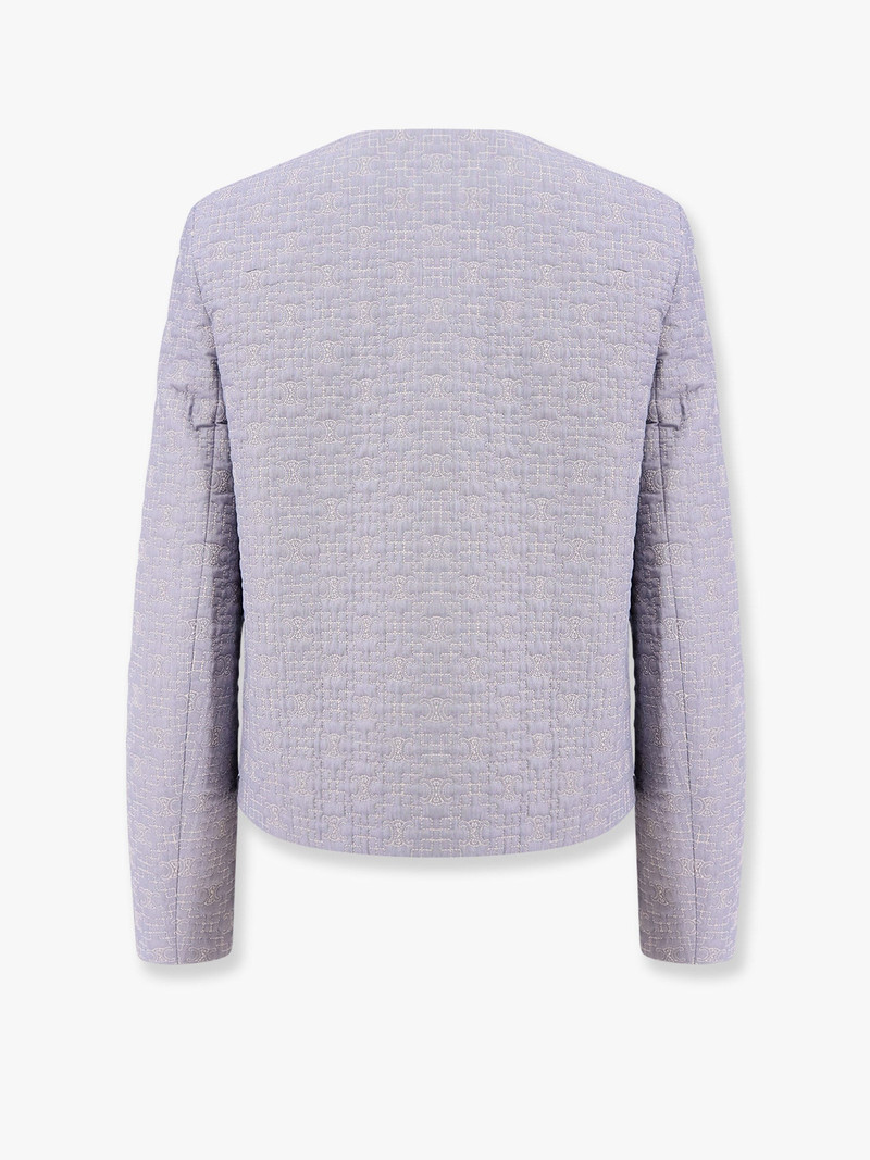 CELINE Quilted Cotton Blazer With Triomphe Motif outlook