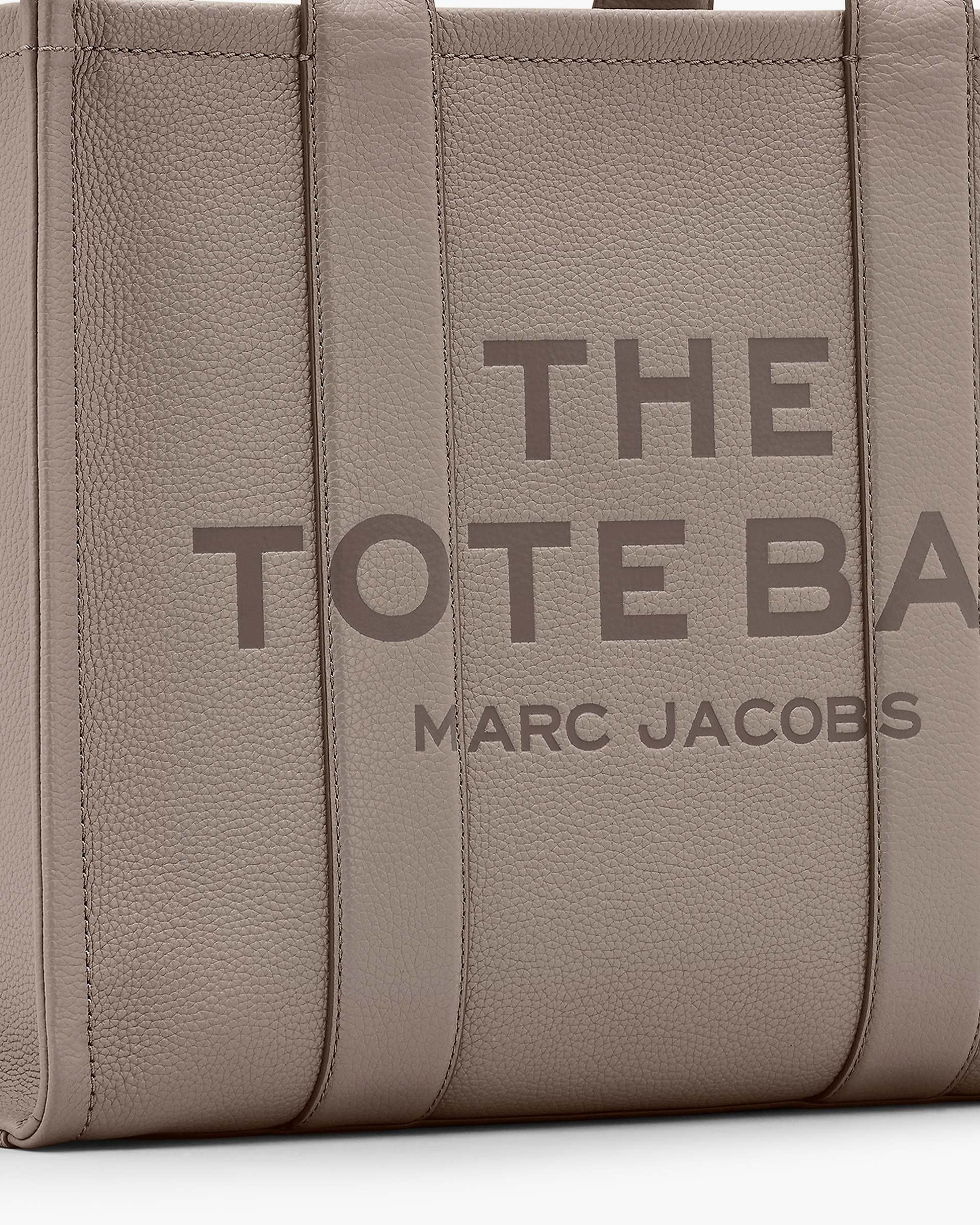 THE LEATHER LARGE TOTE BAG - 5