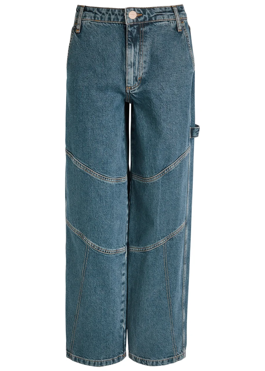 Damson Madder Drew Barrel-leg Jeans - 1