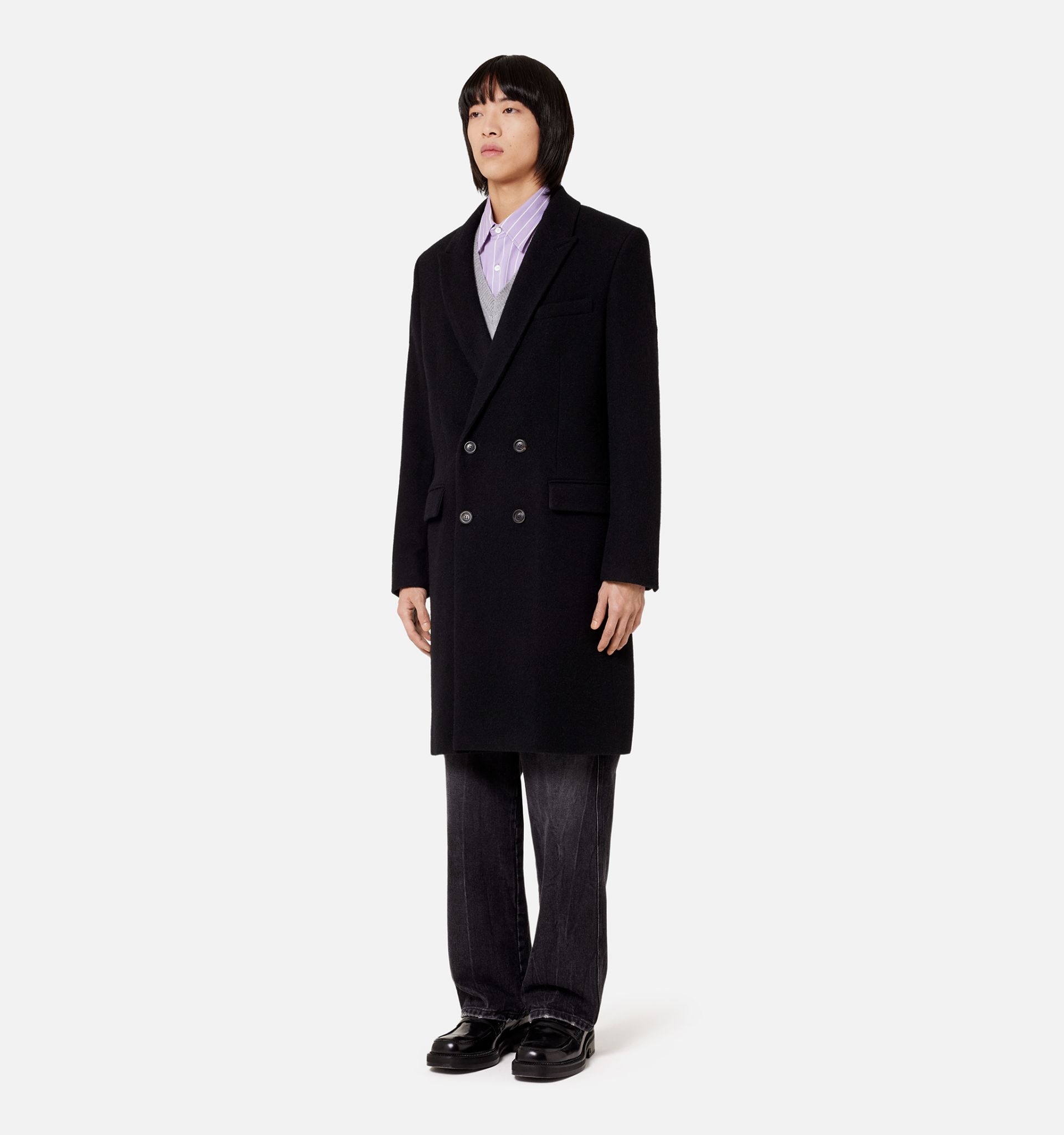 Double Breasted Coat - 4