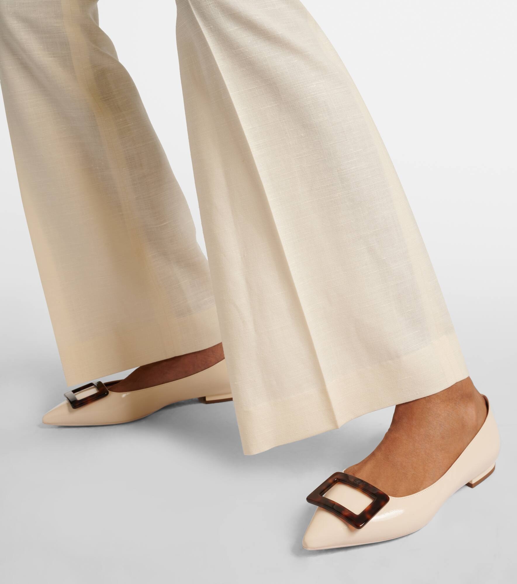 Gommettine Ball leather ballet flats - 4