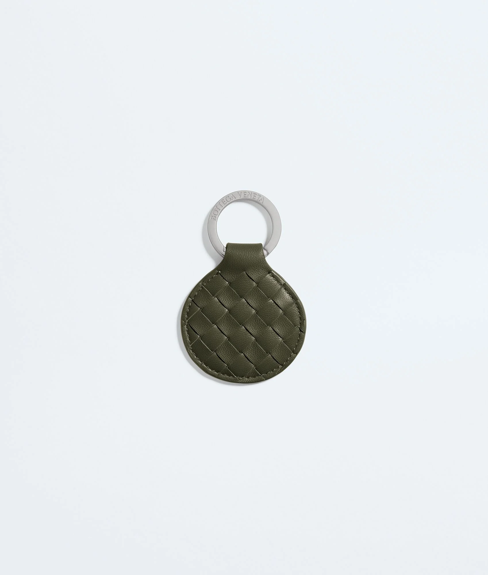 Intrecciato Piccolo Round Key Ring - 1