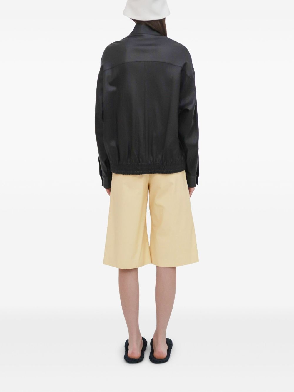 wide-leg bermuda shorts - 5