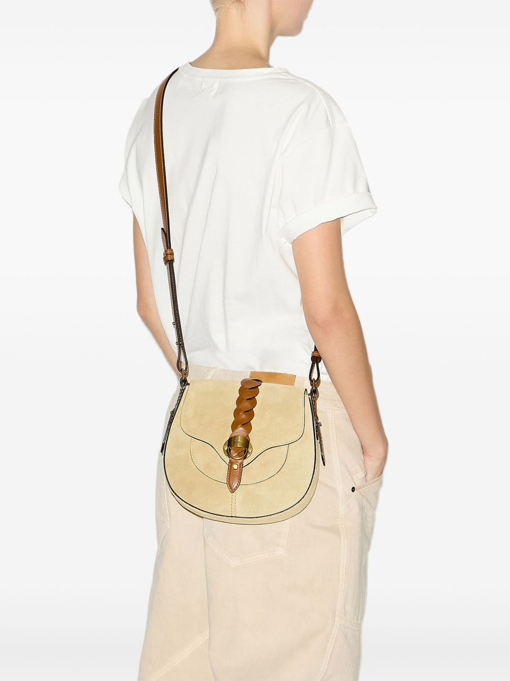 small Altay braided-strap saddle bag - 2