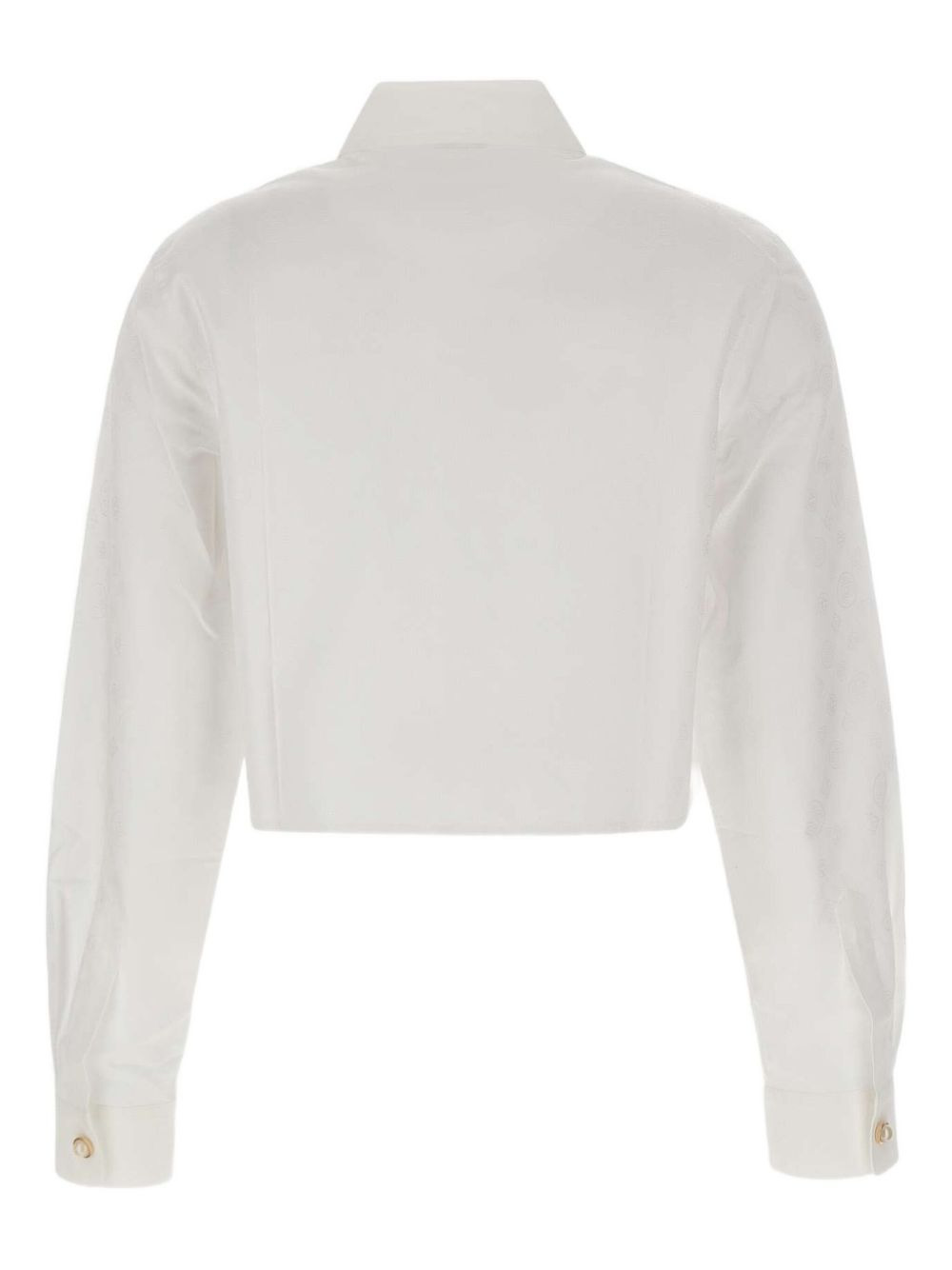 cotton cropped shirt - 2