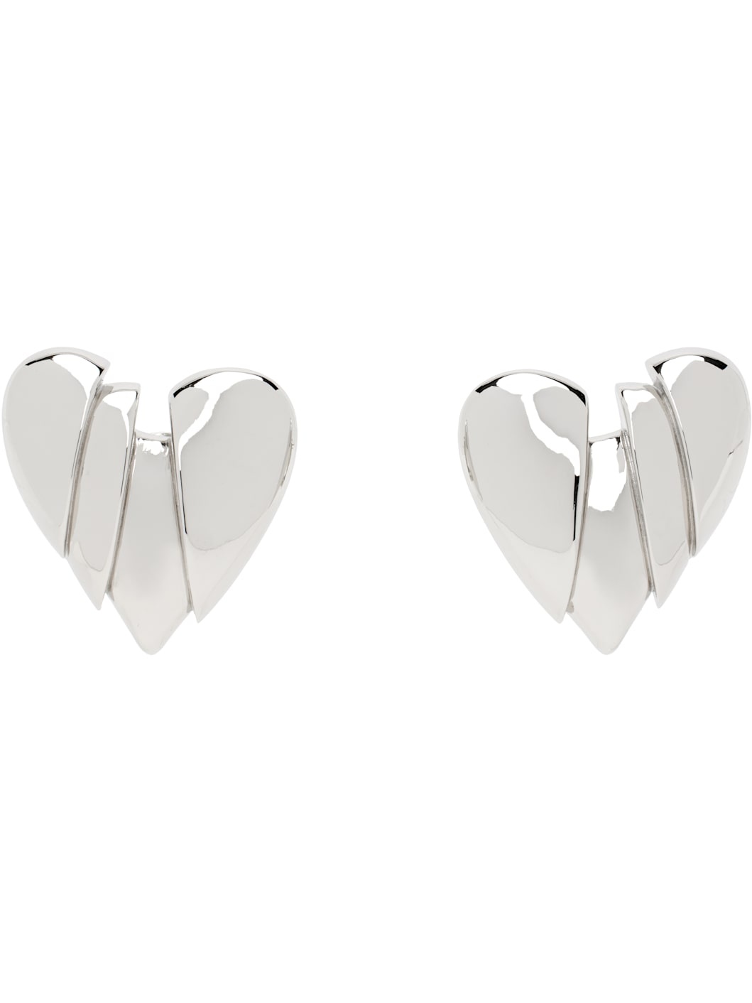 Silver Heartbreaker Earrings - 1