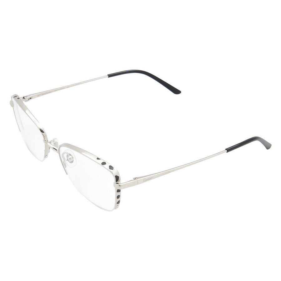 Cartier Panthere de Cartier Demo Square Ladies Eyeglasses CT0311O 002 54 - 4