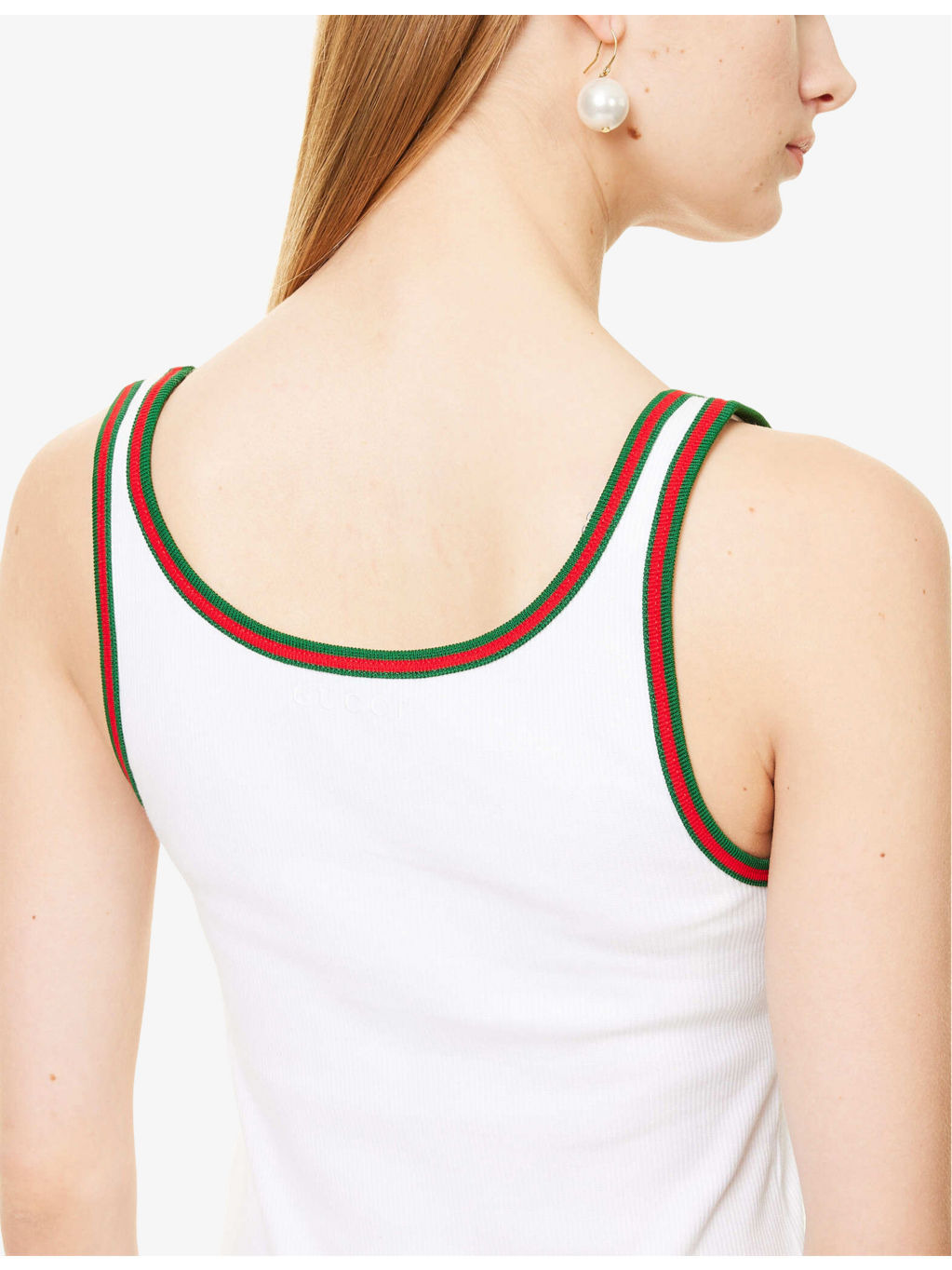 Stripe-Trim Cotton-Jersey Tank Top - 5